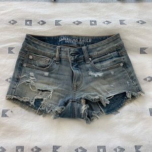 American Eagle distressed shorts